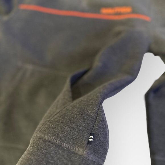 Nautica Pullover Hoodie Gray Sweatshirt w Front Pocket Size Boys Medium 10/12 - Picture 4 of 14